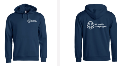 Hoodie med logo